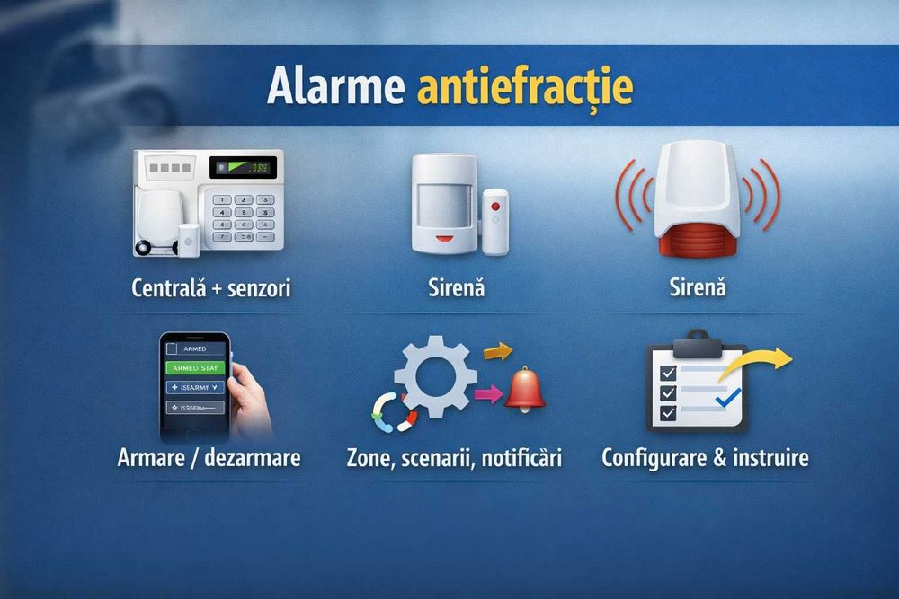 Camere , alarme, video-interfon, automatizari porți, Wi-Fi, electrică