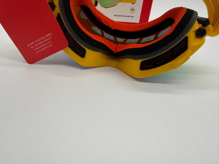 Ochelari ski schi snowboard Atomic Four Q HD Saffron 2 lentile