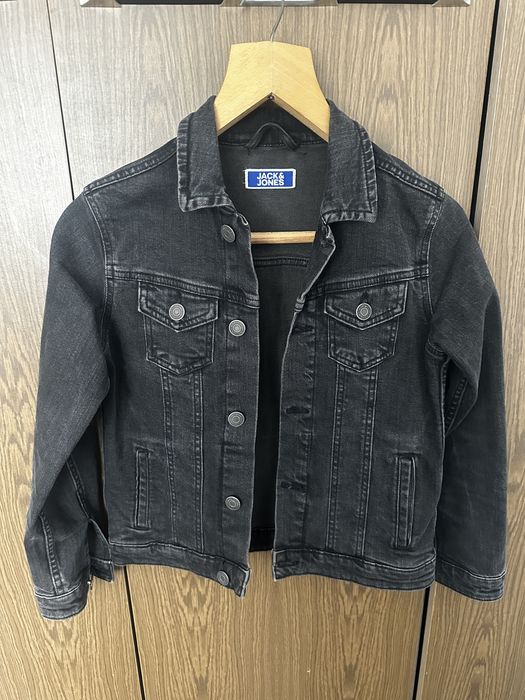 Черно дънково яке Jack&Jones