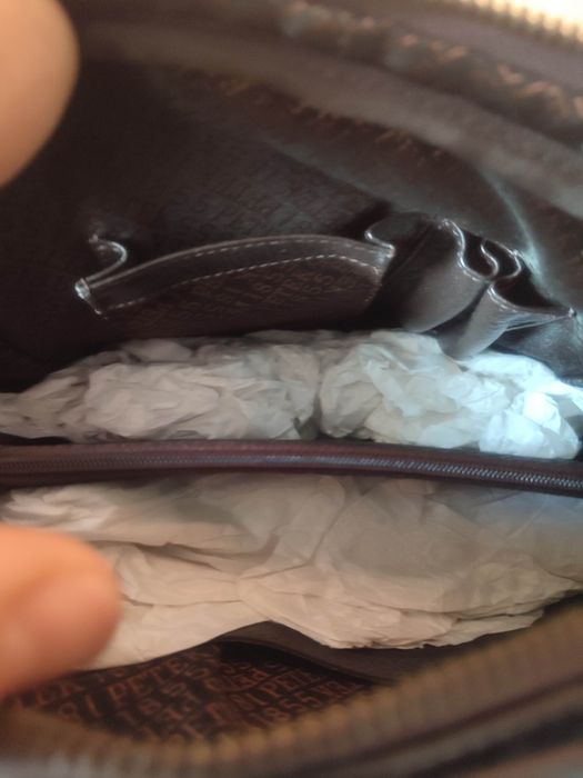 Мъжка чанта PETEK естествена кожа.