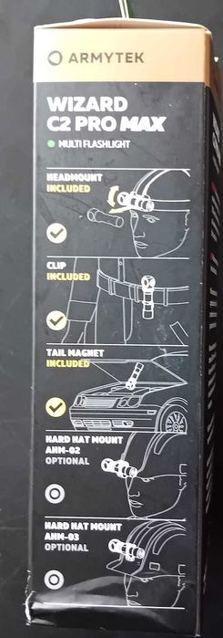 F06701W Lanterna multifunctionala Wizard C2 Pro Max  -  Armytek