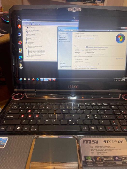 Laptop Gaming MSI GT683DX – i5, GTX 570M, 6GB RAM, Full HD