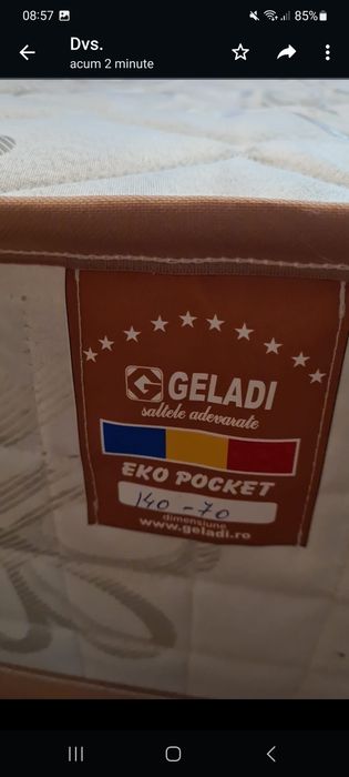 Saltea geladi 70×140