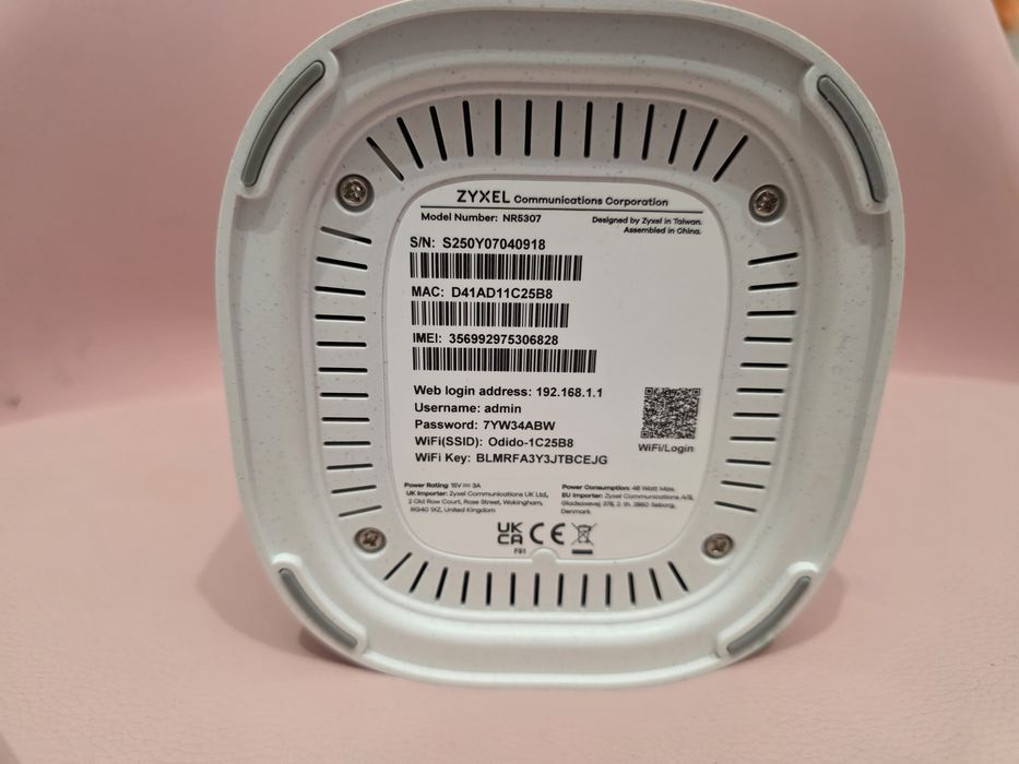 Zyxel NR5307 5G, Wifi 7