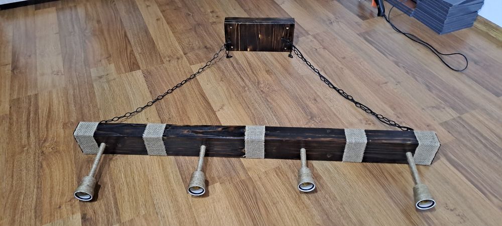 Aplica,lustra rustica din lemn