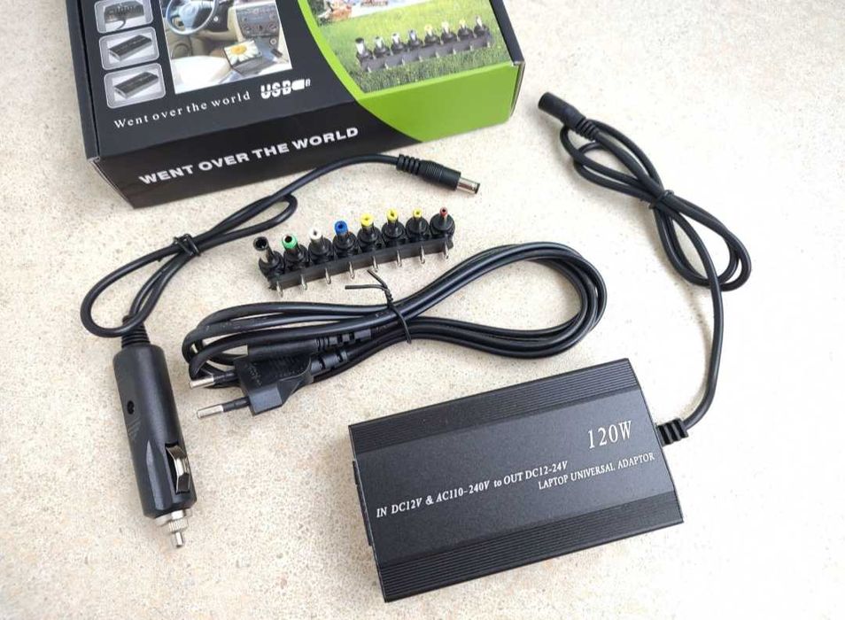 Sursa Alimentator Incarcator 220V Auto Laptop Monitor Universal 120W