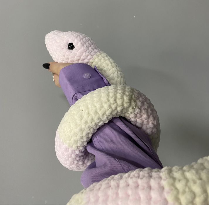 Вязаная змейка!