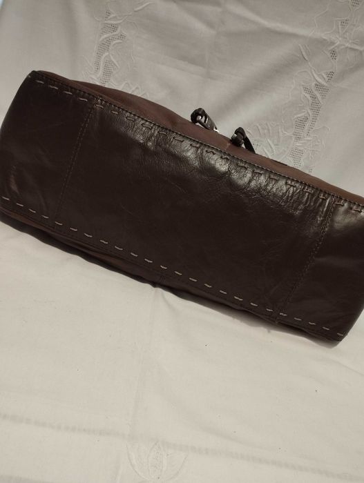 MNG ЕСТЕСТВЕНА КОЖА голяма дамска чанта