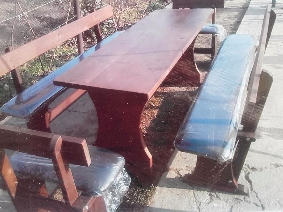 Изработка на баварски маси и пейки комплект,масив .