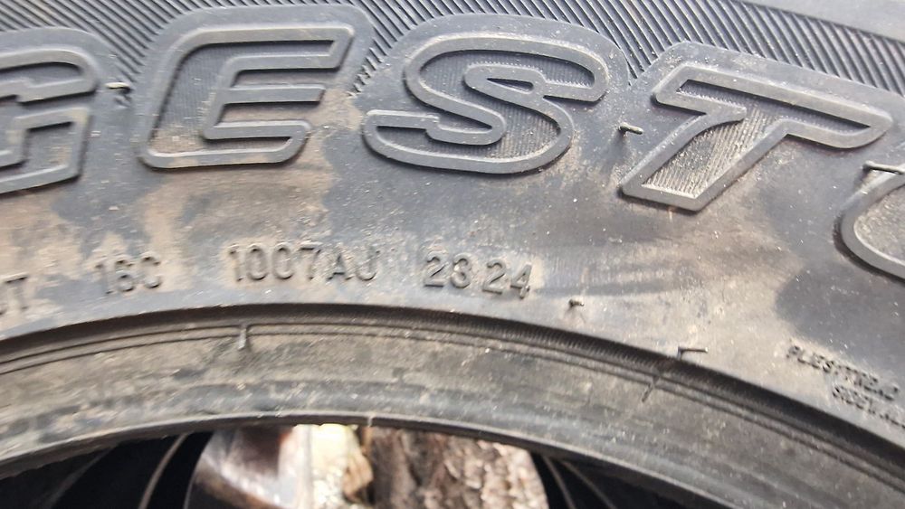 Anvelope 255/70R18 marca Bridgestone, DOT 2024,M+S, noi