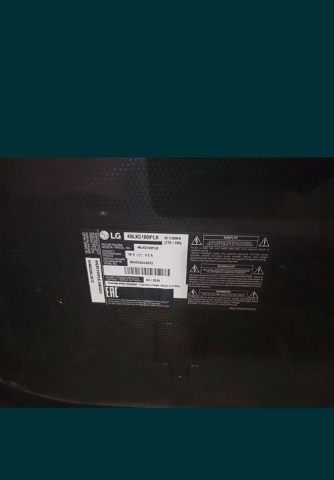 50 Lg Orginal Tv sotiladi