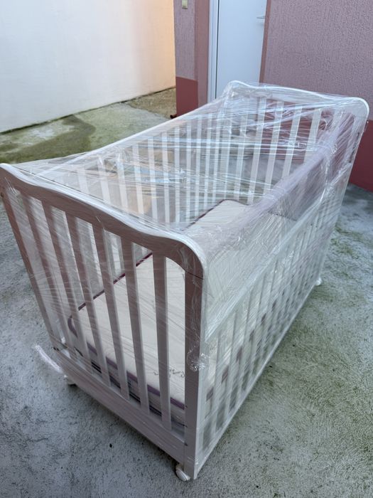 Детско легло със матрак 60/120