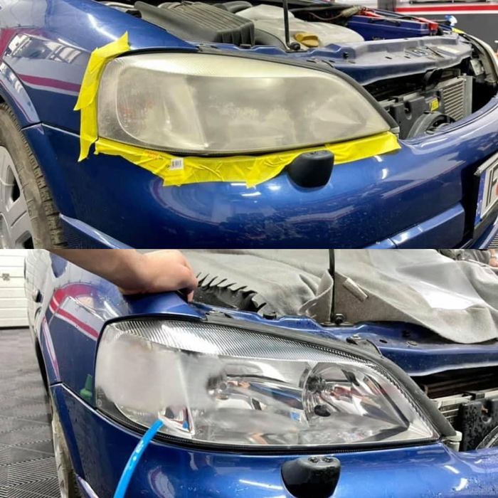 Recondiționare Faruri + Folie de Protecție