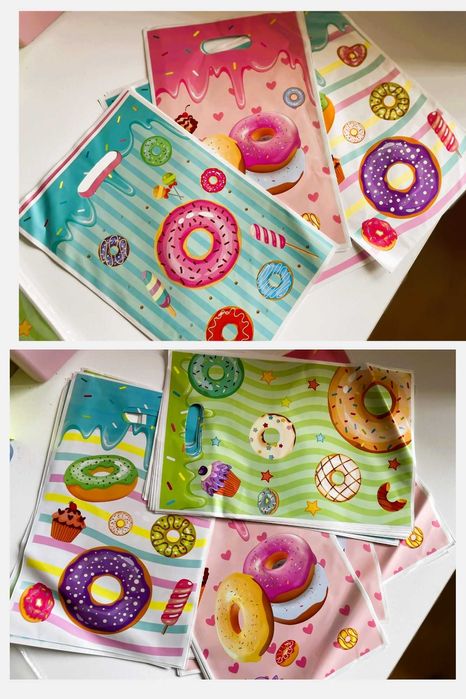 Малки торбички за сладки - найлонови : Стич Stich, Happy birthday