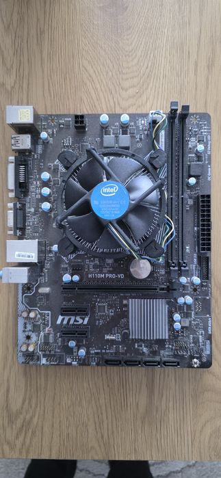 Kit gigabyte h110m + intel celeron g3900