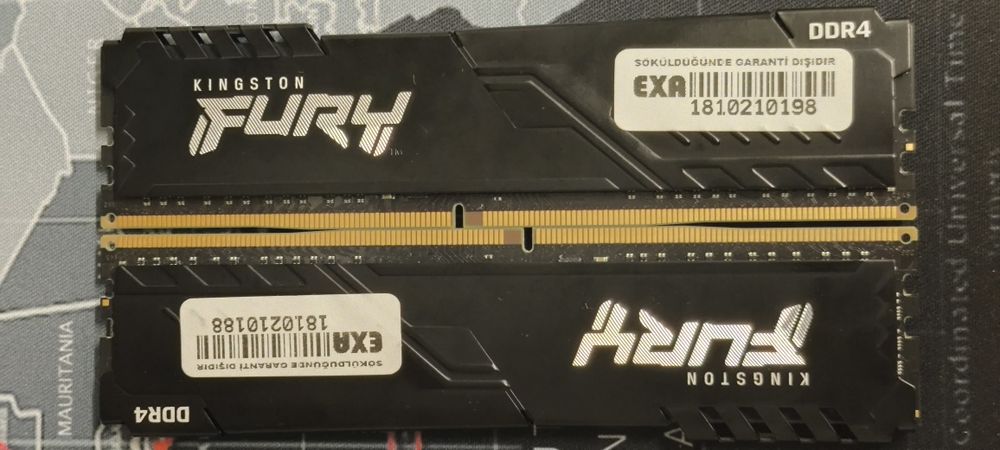 Kit Memorie RAM Kingston FURY Beast 32GB (2 x 16GB) DDR4 3600MHz CL18