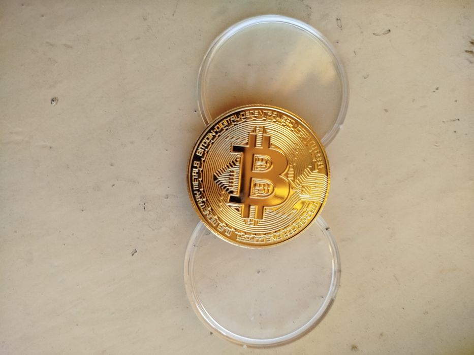 Monedă Bitcoin de colecție