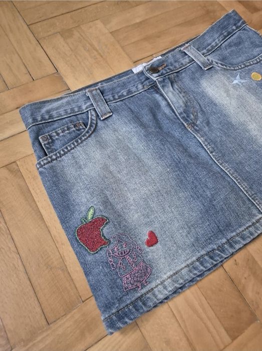 Fustă Blugi Zara Trf, Mărimea EUR 40, Fabricată în Spania