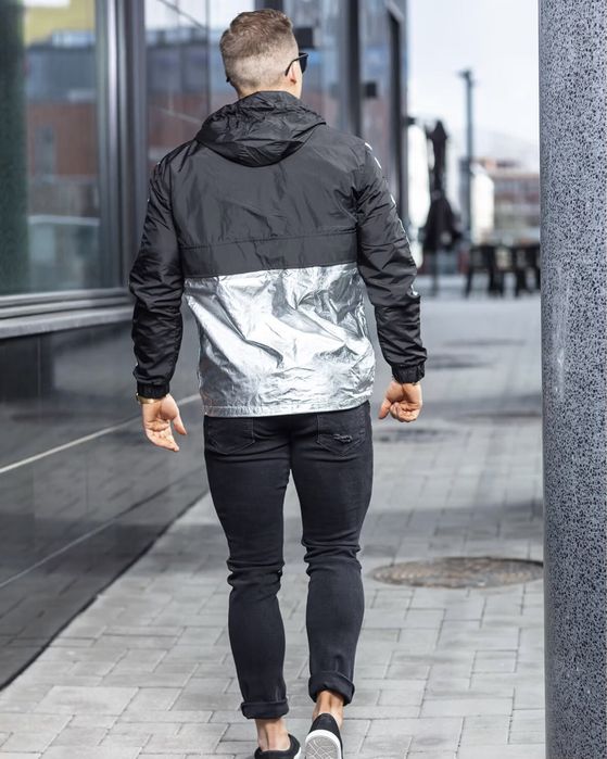 Mister Tee Reflective Windbreaker мъжки анорак ветровка S/M/XL