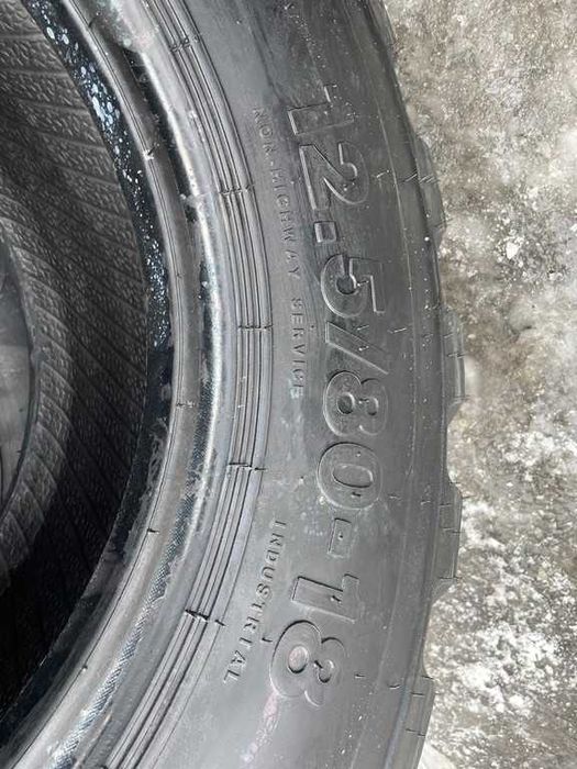 Anvelope noi 12.5/80-18 de JCB Cauciucuri industriale cu 14PR TEREX