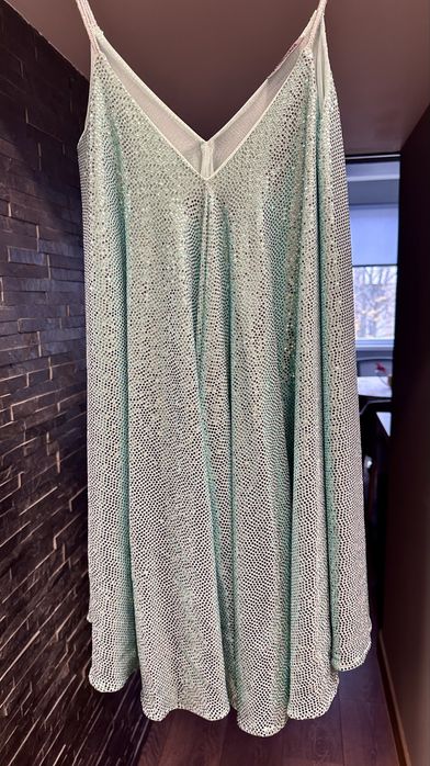 Рокля с пайети Flowers and Co