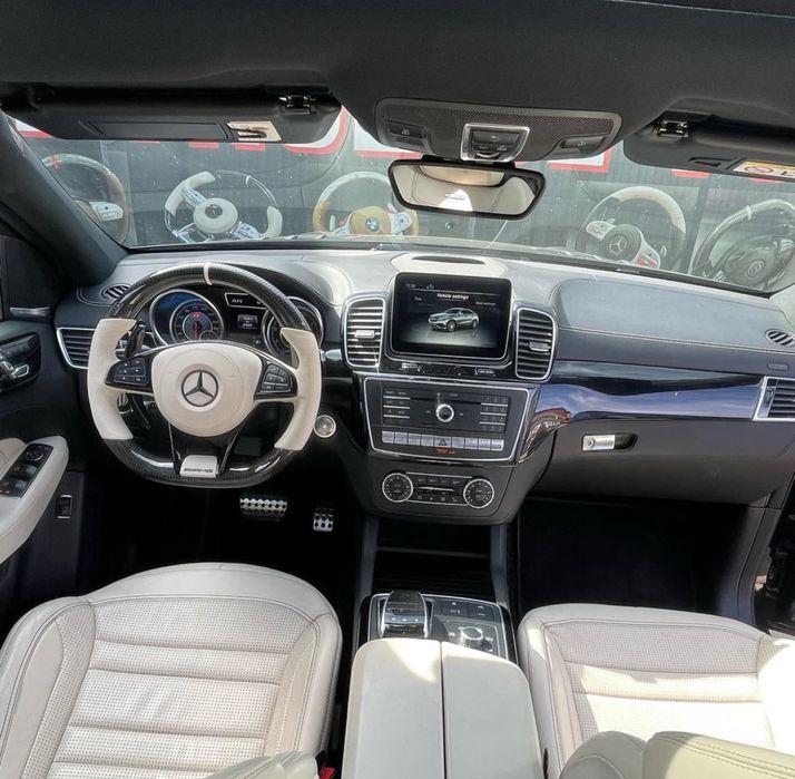 Volan Mercedes AMG carbon | alcantara padele | C class E S CLS GLE GLC