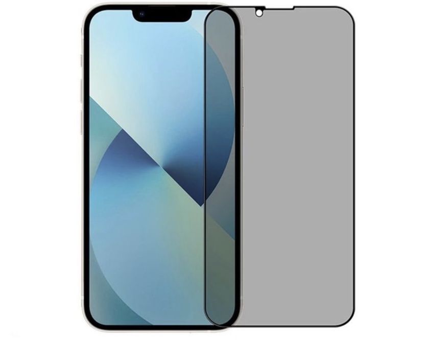 iPhone 13/14/15/16E/17 Pro Max Plus FAIR olie Sticla 3D Anti Spy Black