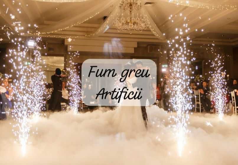 Schela Lumini Profesionala , Globuri disco ,Fum greu nunta , Artificii