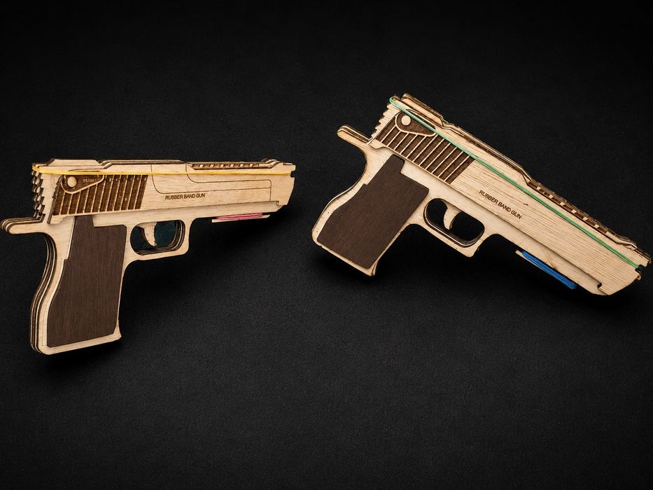 Pistol cu elastice