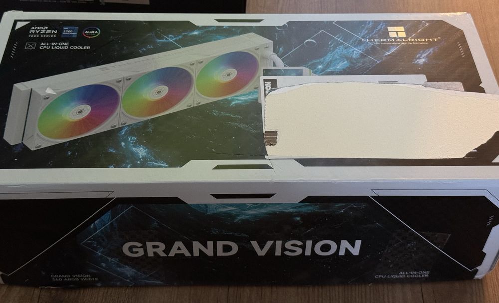 Cooler Procesor/CPU Thermalright Grand Vision 360 ARGB - white/alb - display