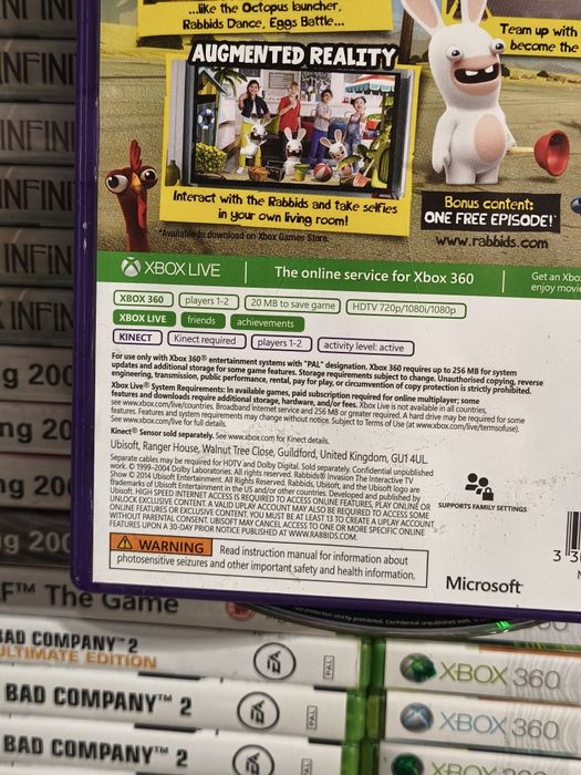 Joc/jocuri Kinect Rabbids Invasion The Interactive TV Show Xbox360