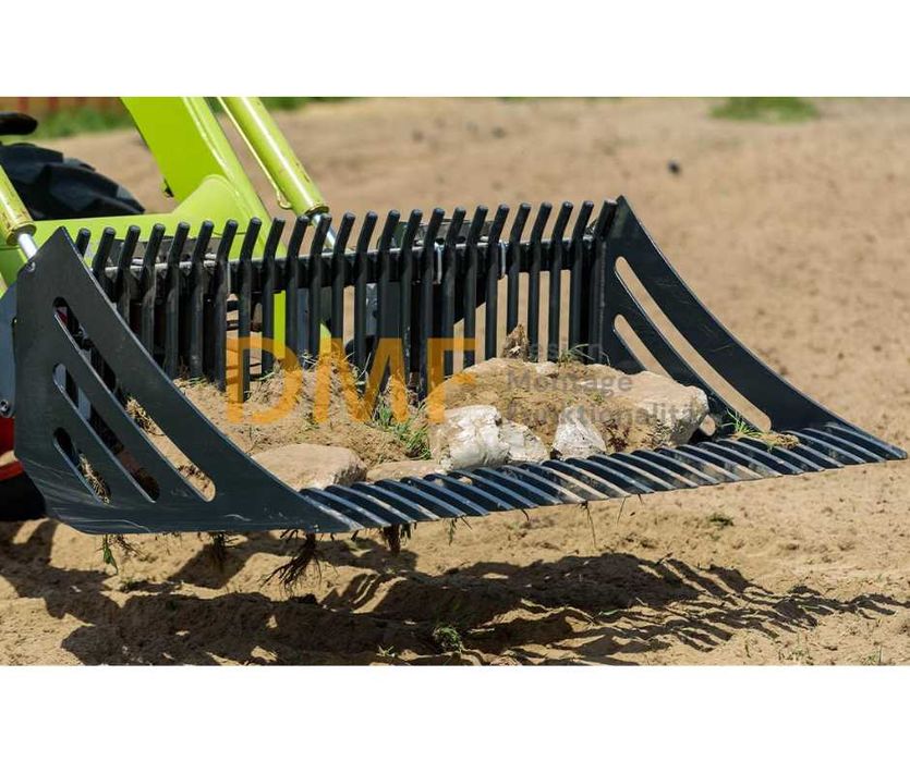 Каменна кофа за трактор и челен товарач