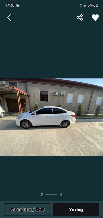 Moshena yaxshi sastayanada Hyundai accent