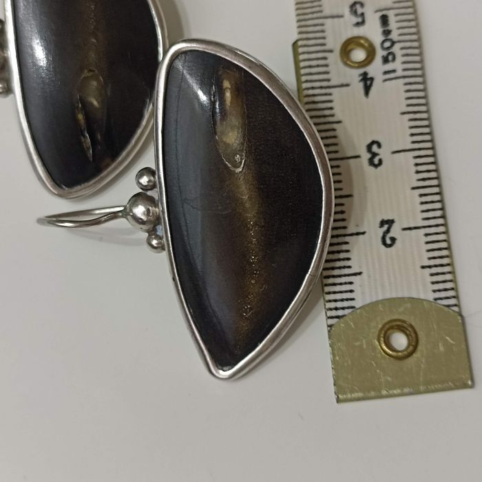 Винтажные серьги серебро 950 пробы..  Европа . Срочно!.