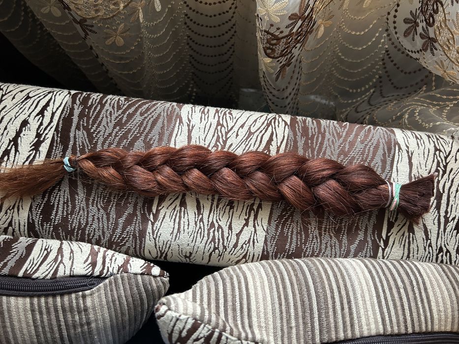 Coadă par natural recent tuns