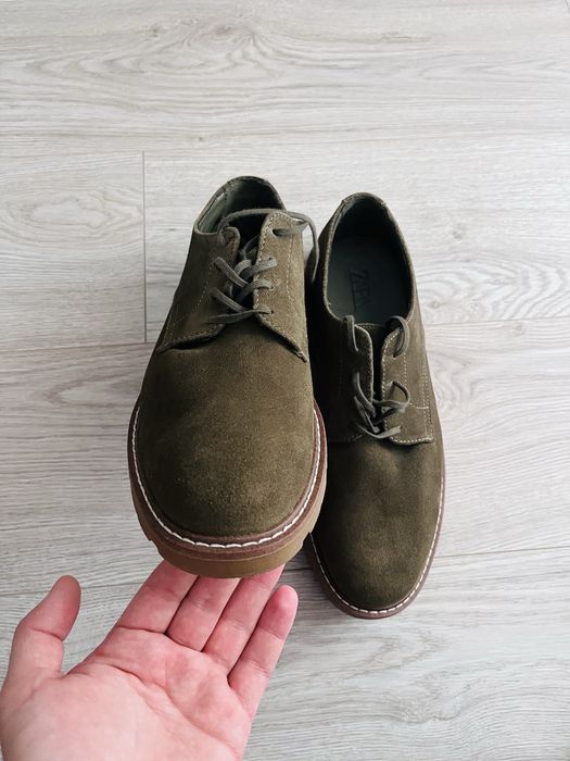 Vand pantofi piele intoarsa Zara-marimea 44