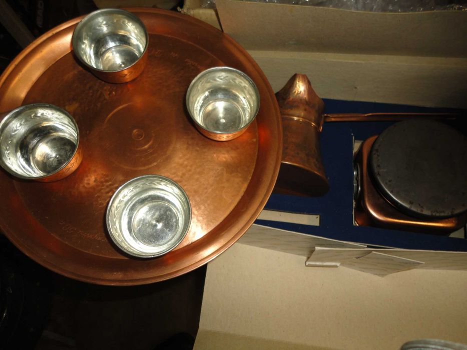 Самовари,стакани,мелничка 1917 г,бакърени сервизи,джезве