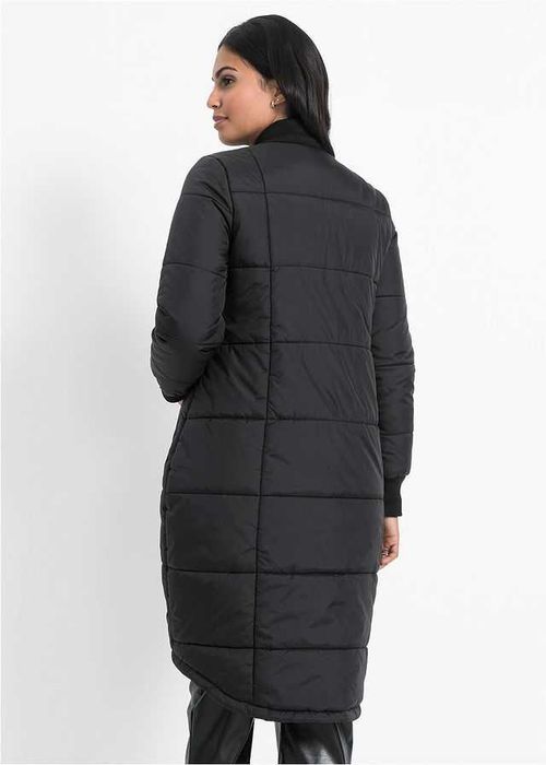 Geaca lunga negru, kaki