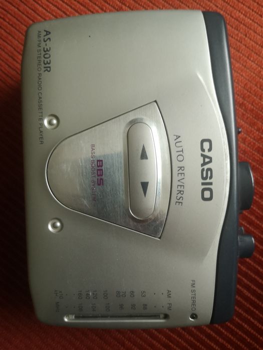 Кассетный плеер casio с FM радио
