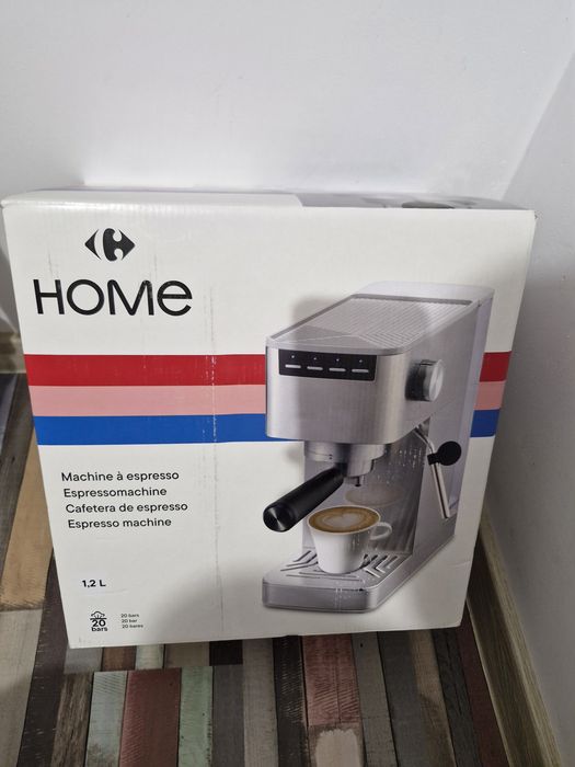 Espressor manual, 20 bar, 1.2 L, argintiu 1450W

D