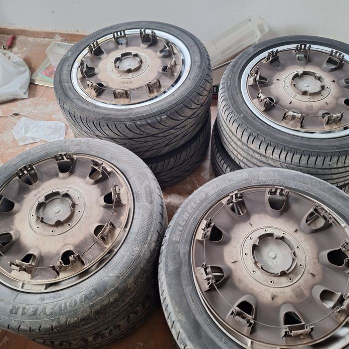 Железни жанти 5х112 15 цола със оригинални тасове!