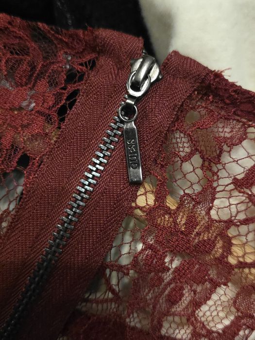 Дантелена блуза с дълъг ръкав-Guess