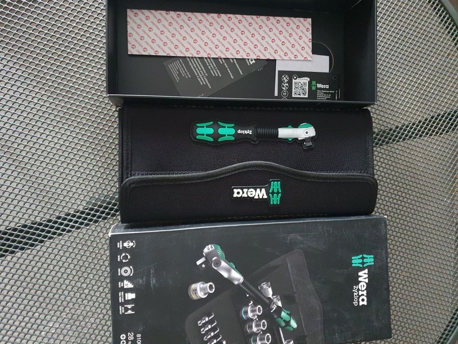 Trusa WERA 8100 SC 6 Zyklop Speed Ratchet 1/2 - 28 pcs