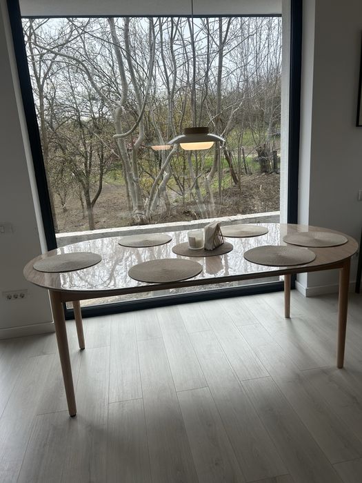 Masa dining stejar natur