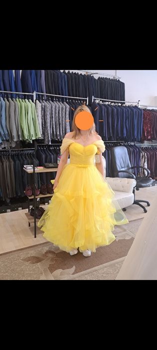 Rochie eleganta galbena