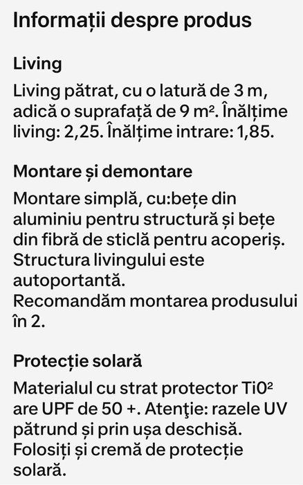 Adapost living 10 persoane