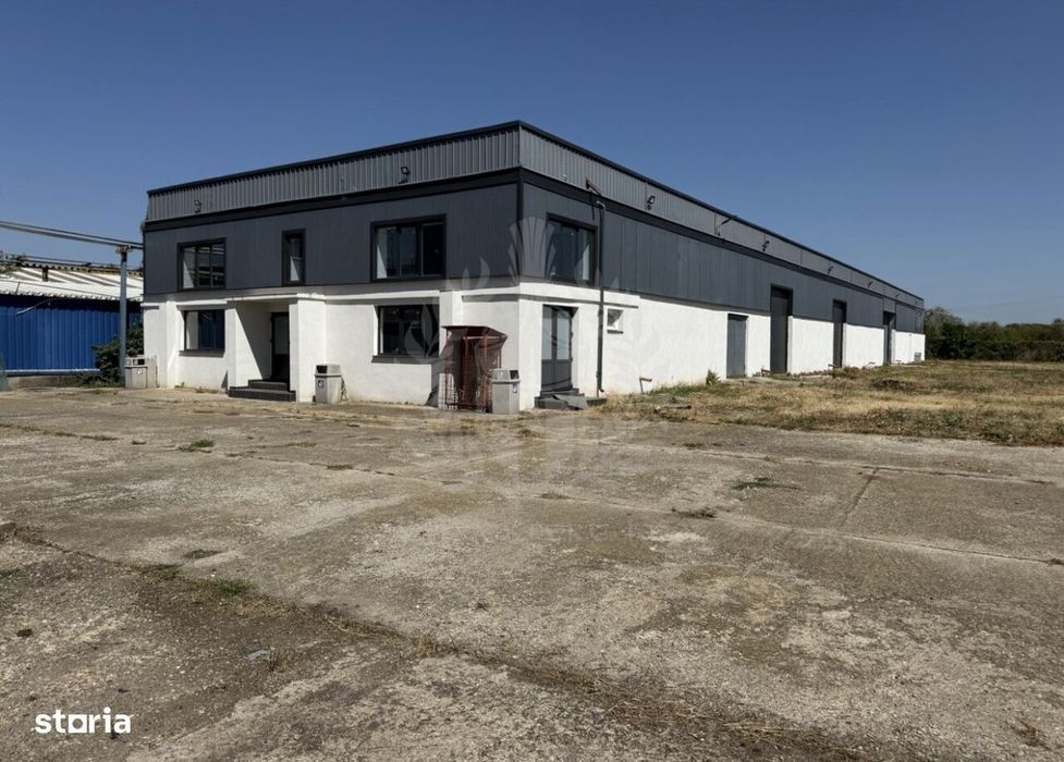 Hala industrială de inchiriat 1200mp, platforma betonata, zona AFI