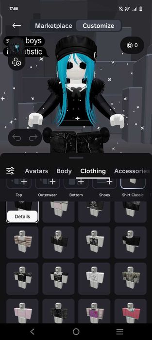 продаю аккаунт в роблоксе