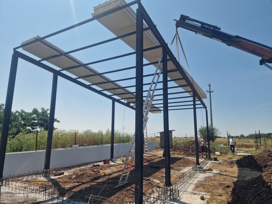 Hale metalice pentru garaj atelier service de inchiriat 10X20 3000e