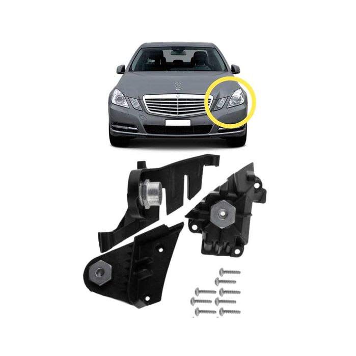 Ремонтен комплект за захващане на ляв фар MERCEDES E CLASS W212 S212 Pre-Face / OEM A2128200314
